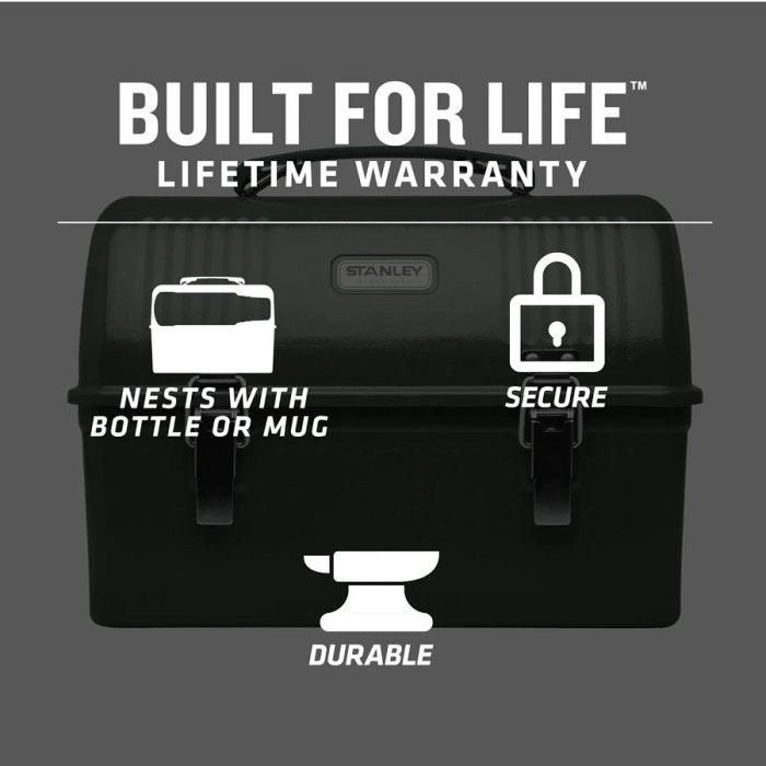 جعبه فلزی حمل غذا استنلی 9.5 لیتر Lunch Box - Image 6