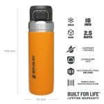 waterbottle 1L grey