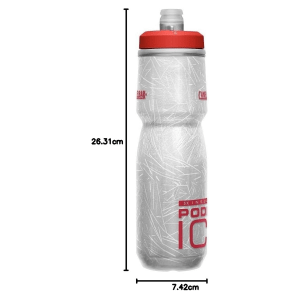 قمقمه دوچرخه کمل بک مدل پودیوم آیس گنجایش 620 میلی لیتر قرمز