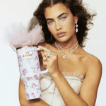 love shack fancy & stanly tumbler Ribbon Rosa 1