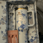 love shack fancy & stanly tumbler everblooming rosette 1