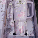 love shack fancy & stanly tumbler happy thoughts 1